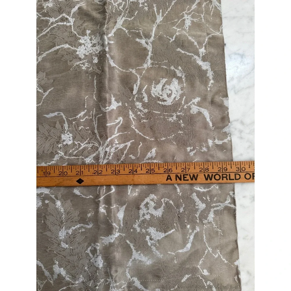 Williams Sonoma Hamam Dune Floral Jacquard Cupro Viscose Pillow Sham Sample 28in